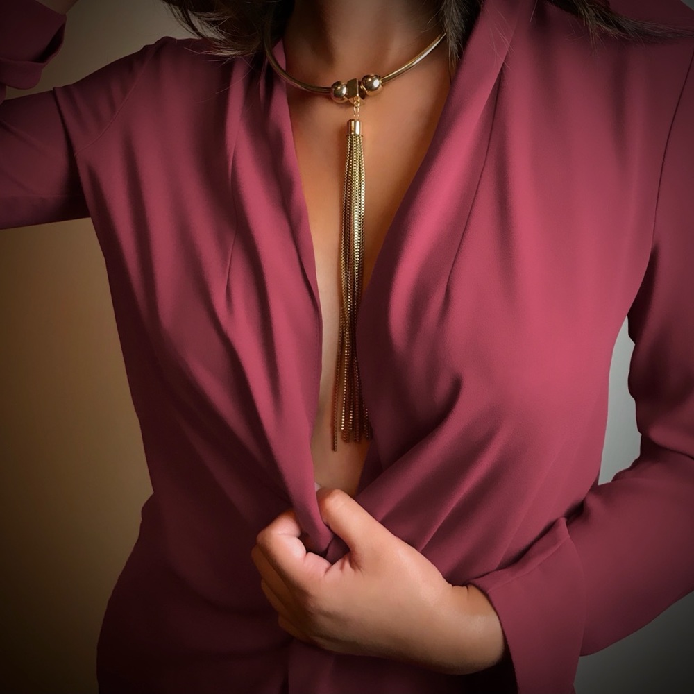 Long Tassel Necklace